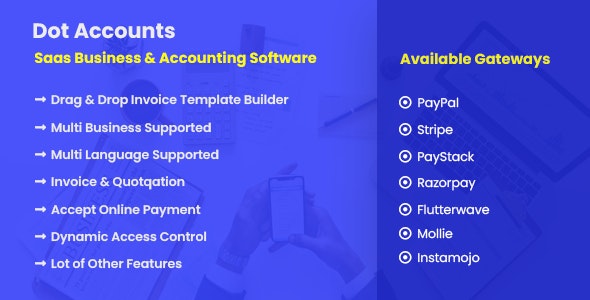Dot Accounts – SaaS Business  Accounting Software