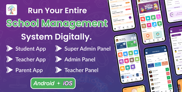 DTCampus – School  College Management System with Admin Panel | Flutter App for Android  iOS
