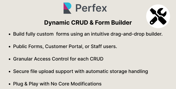 Dynamic CRUD  Form Builder for Perfex CRM