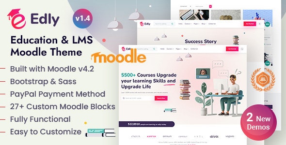 Edly – LMS Courses Education Moodle 5 Theme