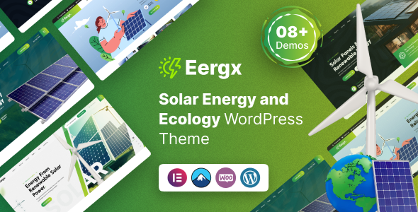 Eergx – Ecology  Solar Energy WordPress Theme