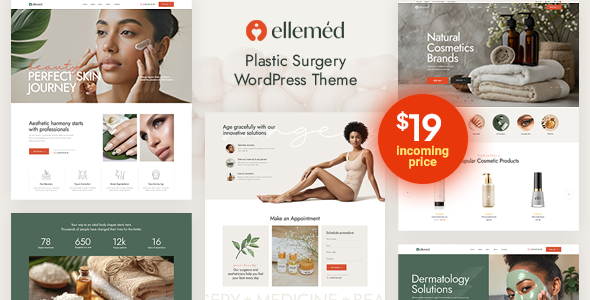 Ellemed – Plastic Surgery  Beauty Clinic WordPress Theme