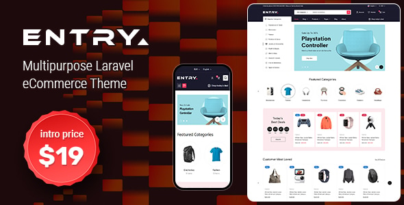 Entry – Multipurpose Laravel eCommerce Theme