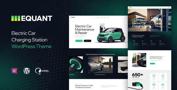 Equant – Electric Car Charging Station WordPress Theme