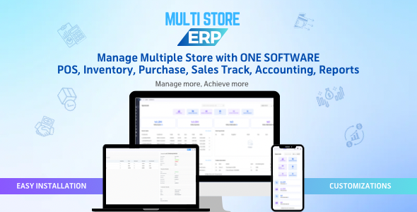ERP – ERP Multi Store, Multi Shop POS, Inventory, Invoice Software