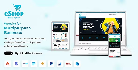 eShop Web – eCommerce Single Vendor Website