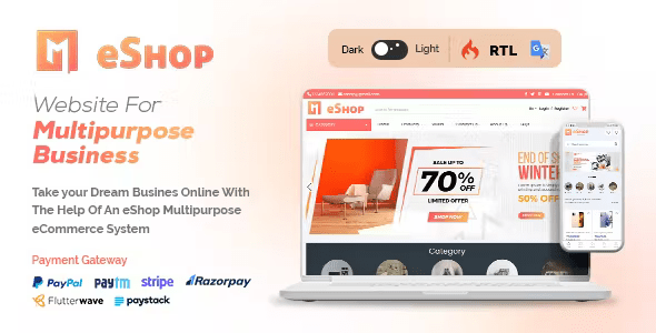 eShop Web – Multi Vendor eCommerce Marketplace / CMS