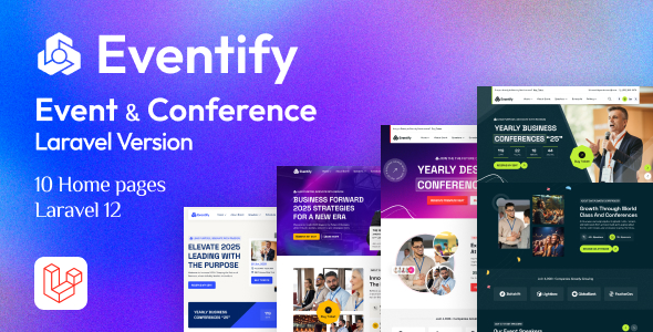 Eventify – Event  Conference Booking Laravel Script