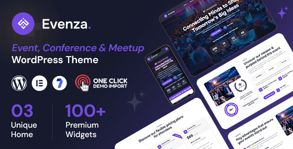 Evenza – Event  Conference WordPress Theme