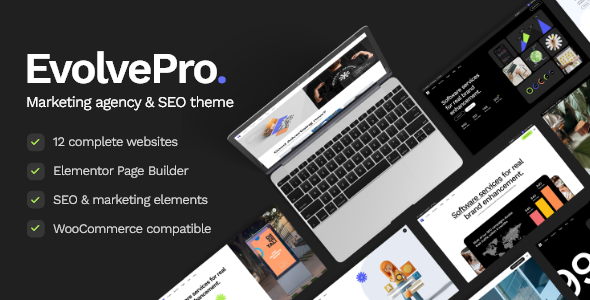 EvolvePro – Marketing Agency  SEO WordPress Theme