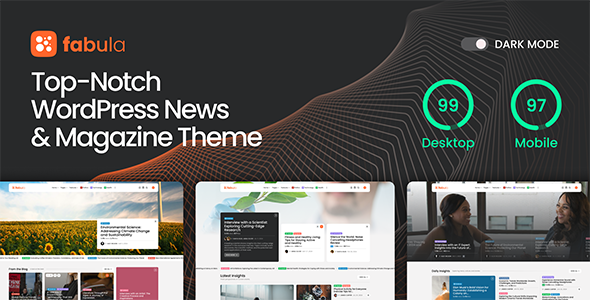 Fabula – News  Magazine WordPress Theme