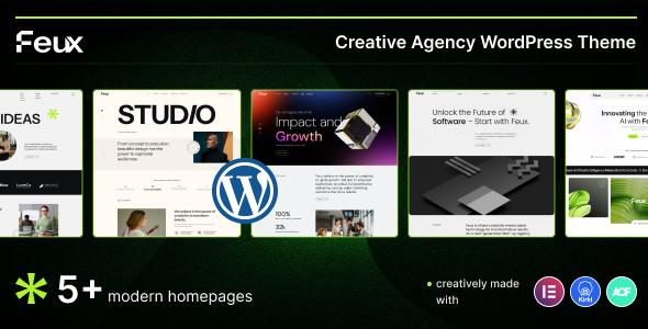 Feux – Creative Digital Agency WordPress Theme