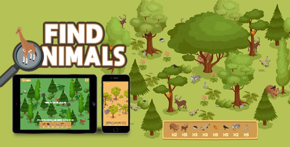 Find Animals – HTML5 Game
