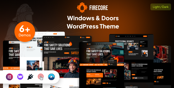Firecore – Fire  Security Services WordPress Theme