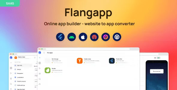 Flangapp PRO – SAAS Online app builder from website
