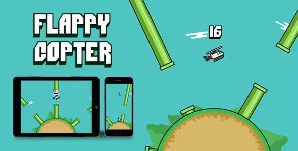 Flappy Copter – HTML5 Game