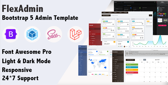 FlexAdmin –  Bootstrap 5 Admin Template