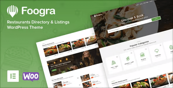 Foogra – Restaurants Directory  Listings WordPress Theme
