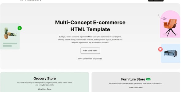 FreshCart – eCommerce HTML Template