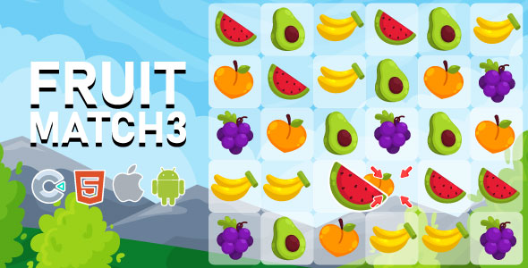 Fruit Match3 – Construct 3