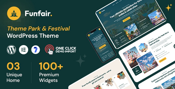 Funfair – Theme Park  Festival WordPress Theme