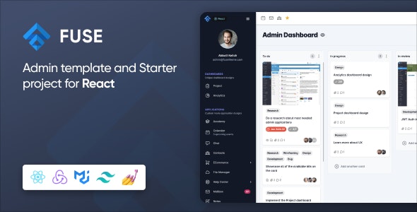 Fuse React – NextJS  Vite Admin Dashboard Template