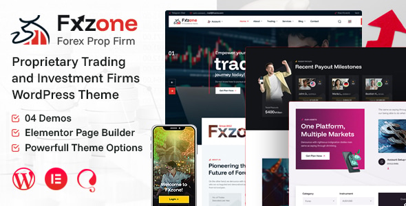 Fxzone – Forex Prop Firm WordPress Theme