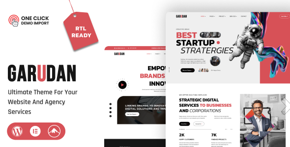 Garudan – Creative Agency WordPress Theme