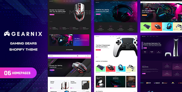 Gearnix – Gaming Gear Accessories Shopify Theme