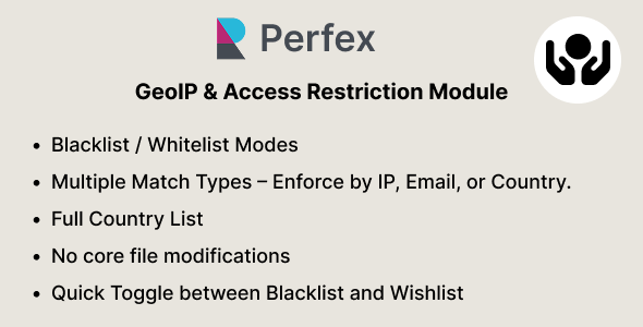 GeoIP  Access Restriction Module for Perfex CRM (Restrict by IP, Country, or Email)