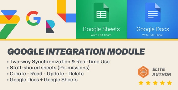Google Workspace Integration module for Perfex CRM – Google Spreadsheets  Google Docs