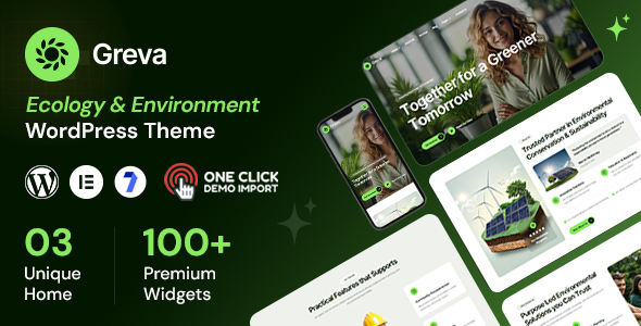 Greva – Ecology  Environment WordPress Theme