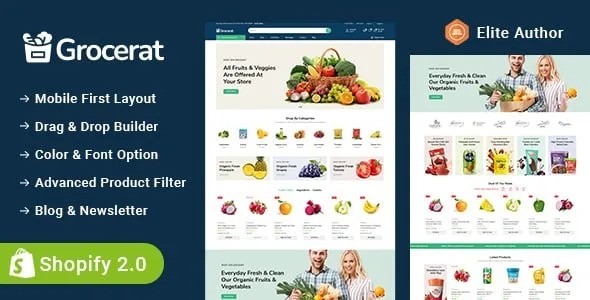 Grocerat – Grocery and Food Store Shopify 2.0 Responsive Theme