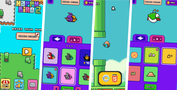 Happy Bird 2 – HTML5 Game