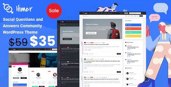 Himer – Social Questions and Answers WordPress Theme