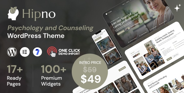 Hipno – Psychology and Counseling WordPress Theme