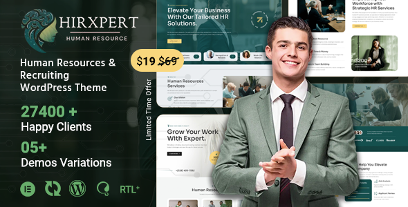 Hirxpert – Human Resources  Recruiting WordPress Theme
