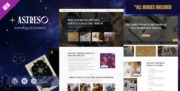Horoscope and Astrology WordPress Theme With AI Content Generator