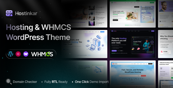 Hostinkar – Hosting  WHMCS  WordPress Theme