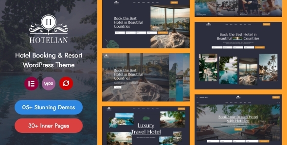 Hotelian – Hotel Booking  Resort WordPress Theme