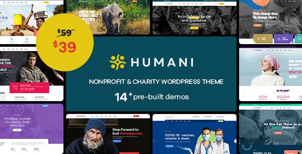 Humani – Nonprofit Charity WordPress Theme