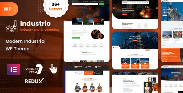 Industrial – Industry  Factory WordPress