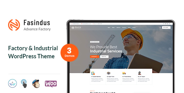 Industry  Factory  WordPress Theme