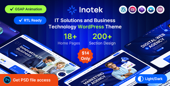 Inotek – IT Solutions and Business Technology WordPressTheme