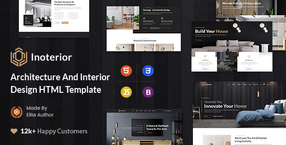 Inoterior – Architecture  Interior Designer Html5 Template
