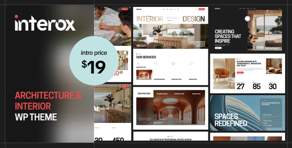 Interox – Architecture  Interior Design WordPress Theme