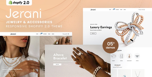 Jerani – Jewelry  Accessories Responsive Shopify 2.0 Theme