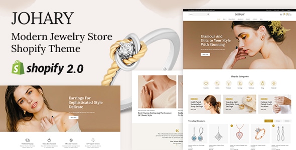 Johary – Handmade Jewelry Store Shopify 2.0 Responsive Theme
