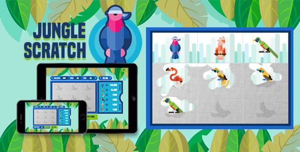 Jungle Scratch – HTML5 Game