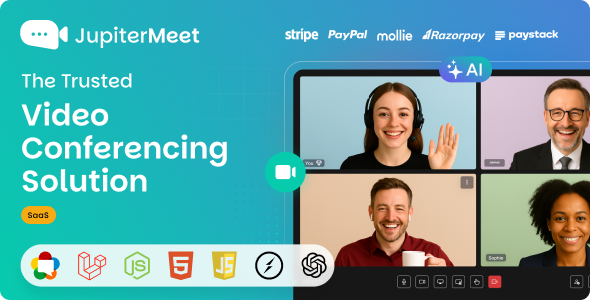 JupiterMeet – White Label Video Conference with AI  SaaS